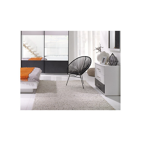 Commode RENATO coloris blanc3 tiroirs
