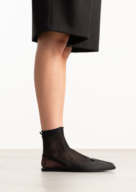 Zwarte slingbacks