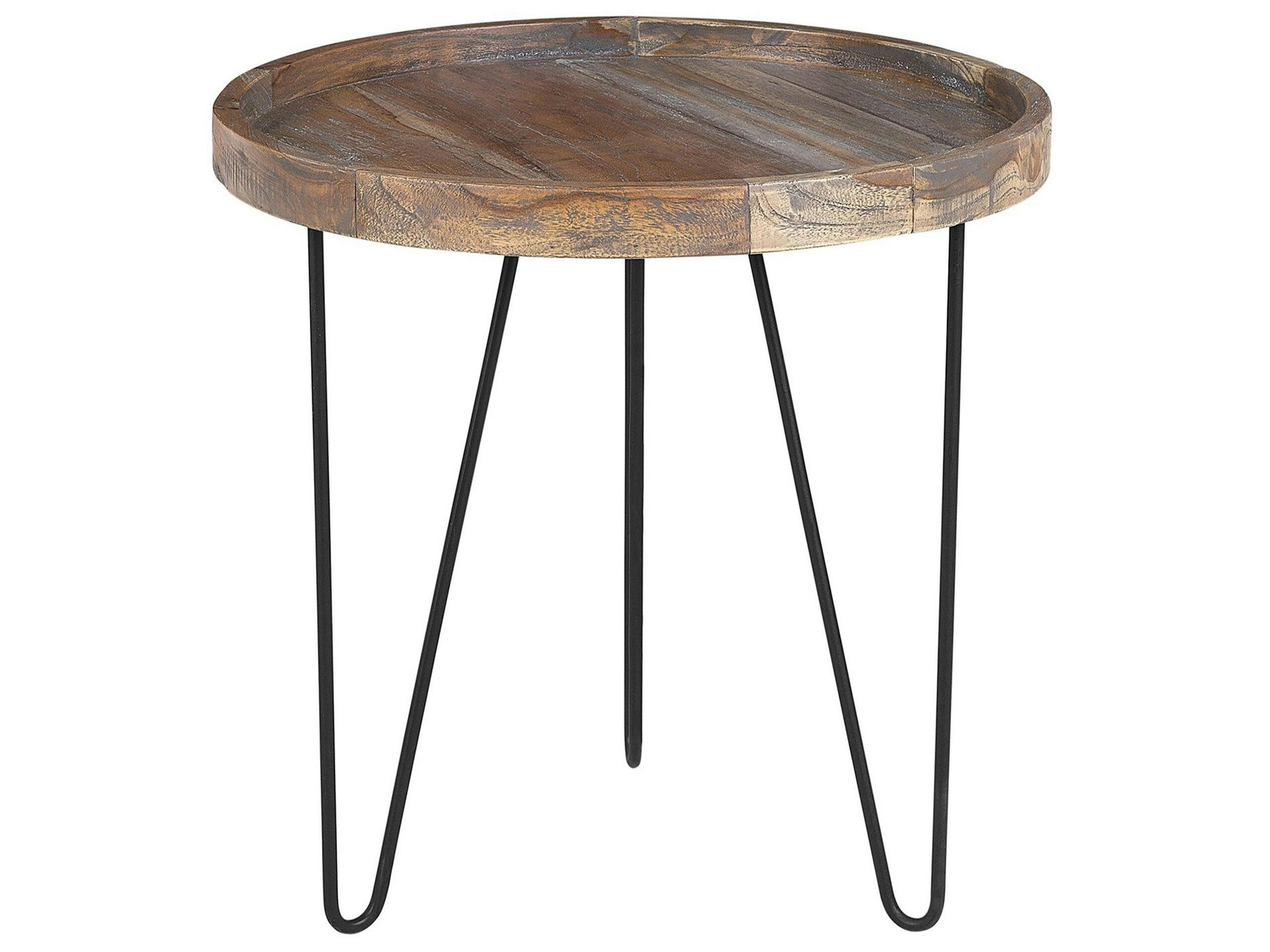 BONDISS - Table appoint marron foncée