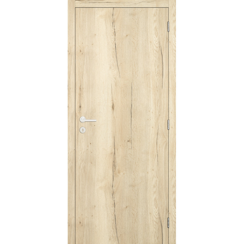 Bloc-porte Realwood Oak Vertical chêne naturel 78 x 201,5 cm THYS
