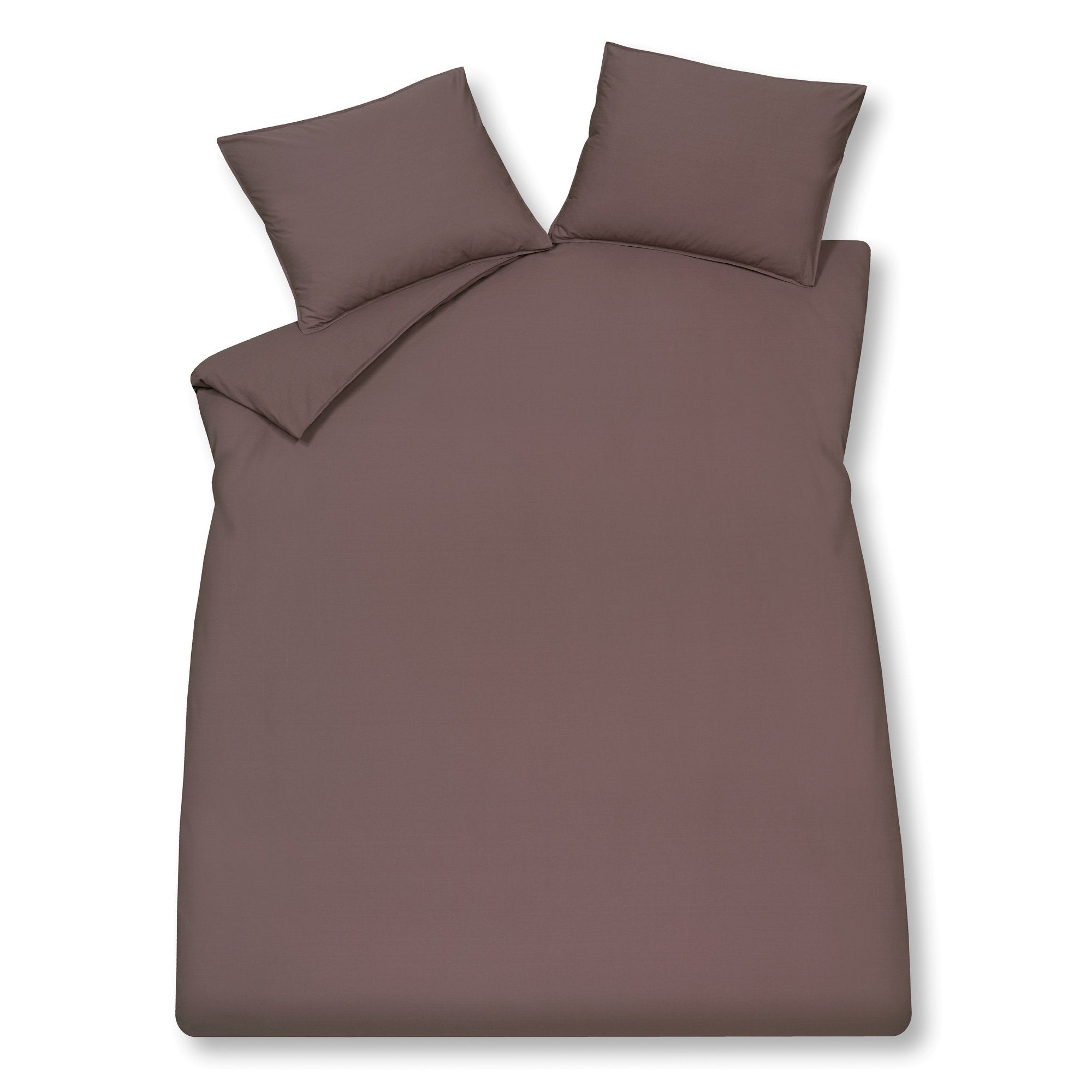 Washed Cotton Dekbedovertrek Peppercorn   200 x 200 220 cm   Paars
