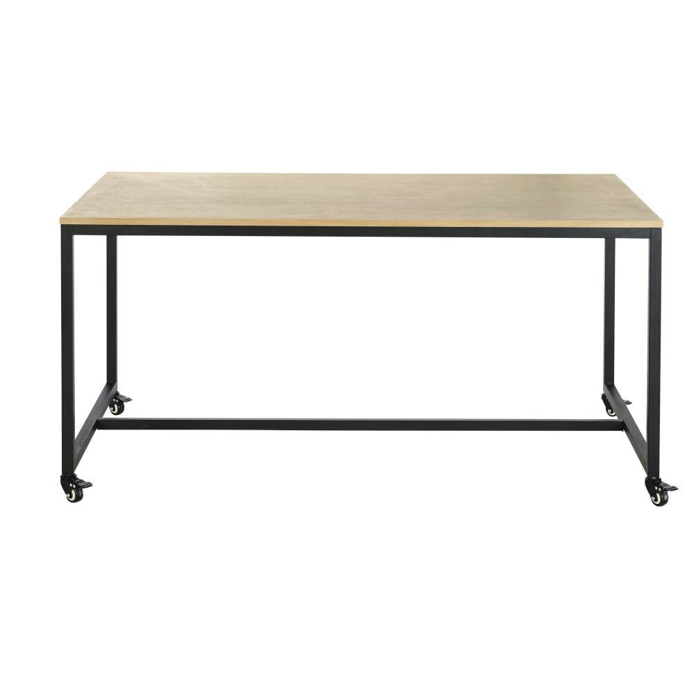 Hudson Business - Table à manger professionnelle à roulettes L150