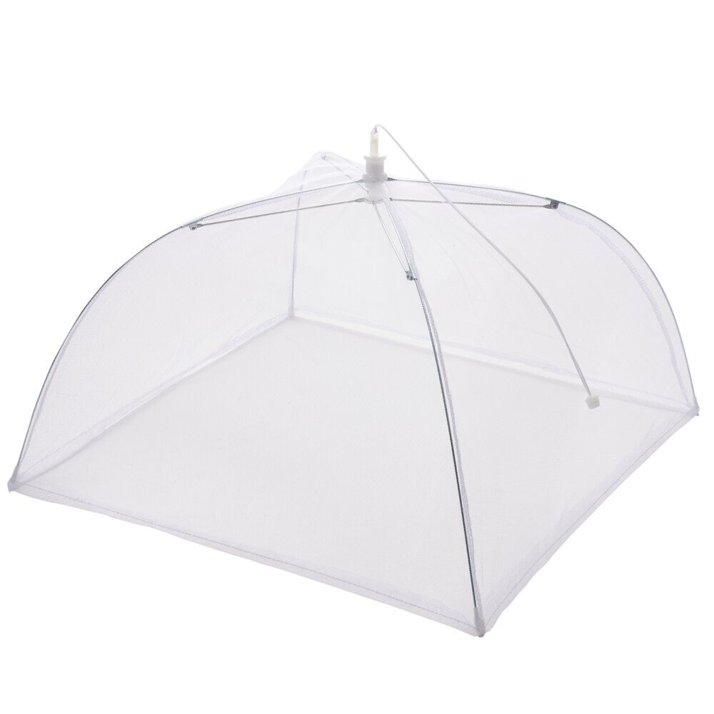 Cloche moustiquaire pliable blanche 43x43xH20cm