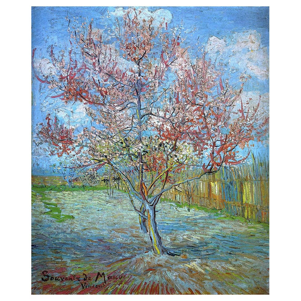 - Tableau - Pêchers en Fleurs - Vincent Van Gogh 60x80cm