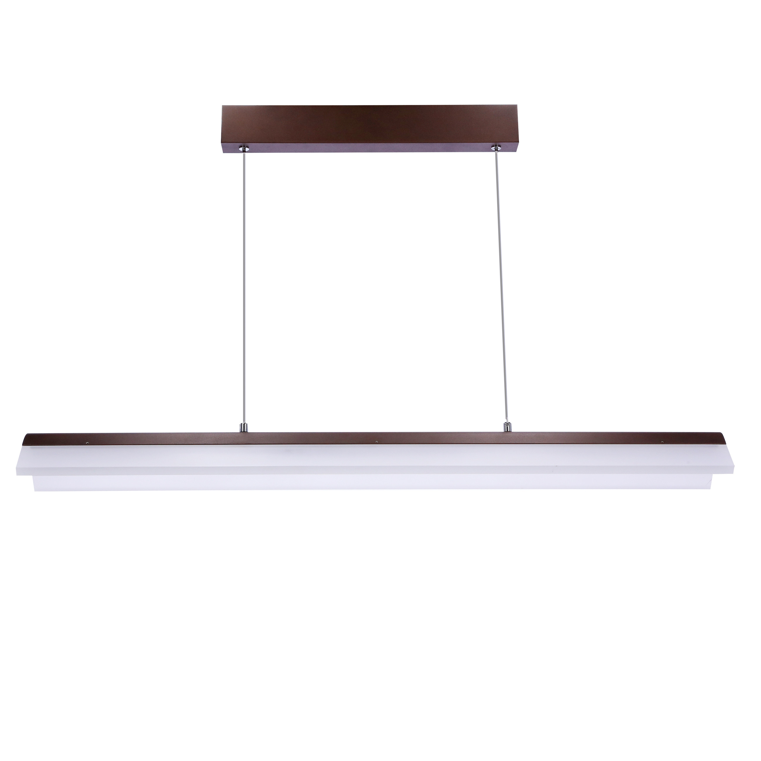 Lampa wisząca CURACOA brązowo-biała LED 1x33W 4000K 2700lm Candellux