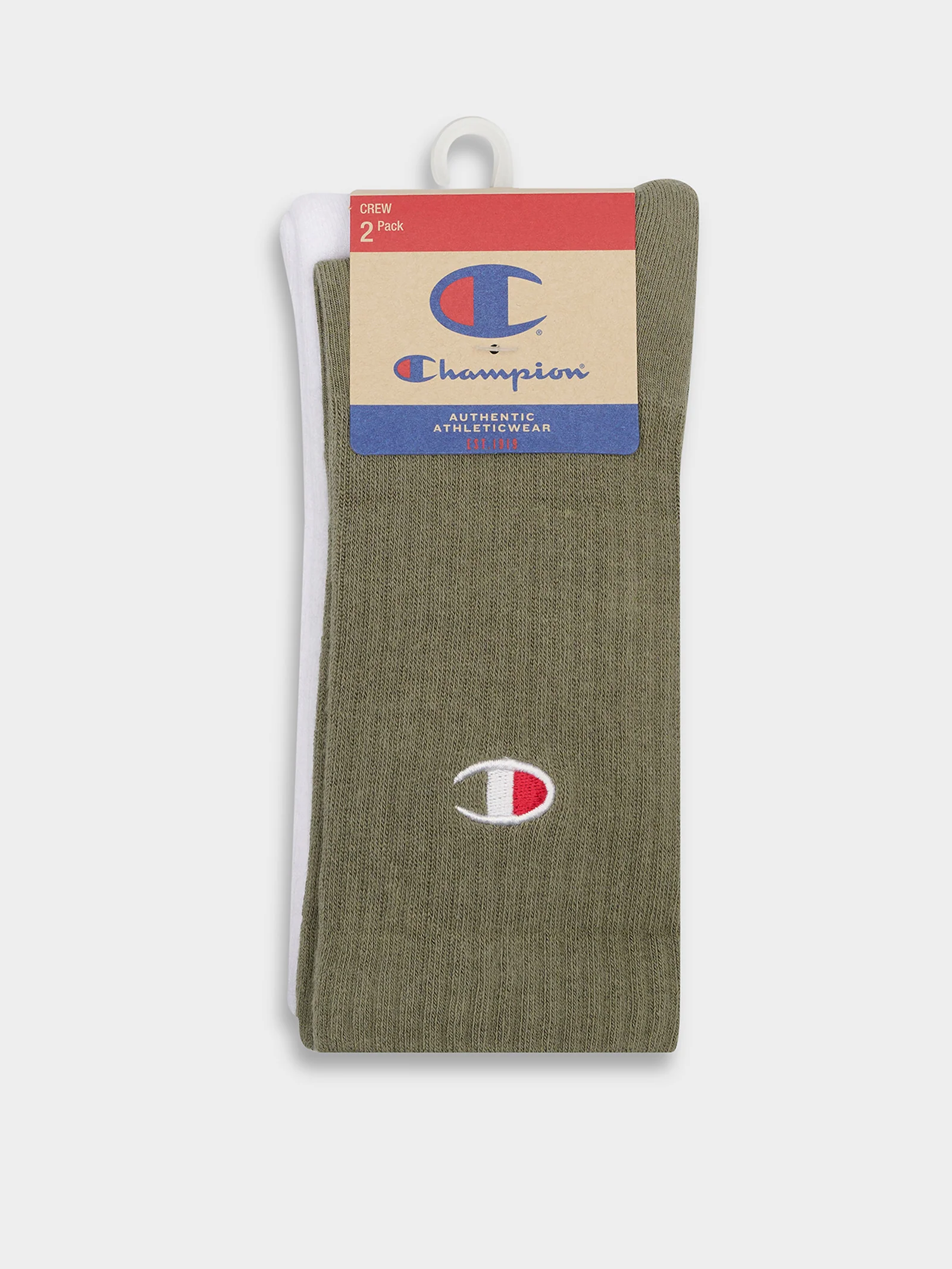 2 Pairs of C Logo Crew Socks