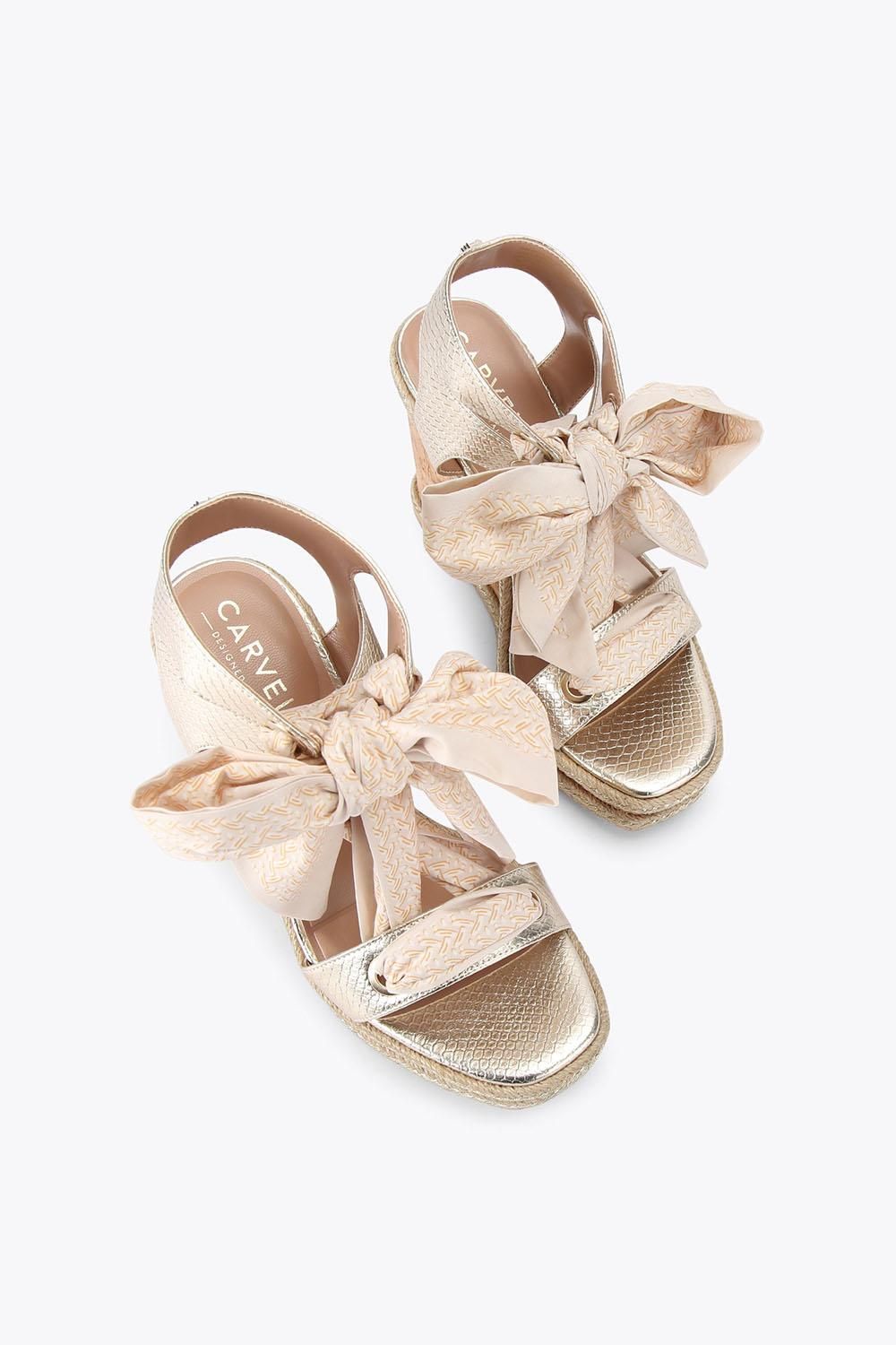 Carvela Sorrento Scarf Wedge' Heels