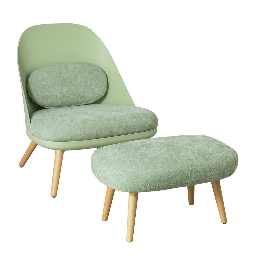 SoBuy Fotel relaksacyjny Zielony 65x59x76cm FST63-GR