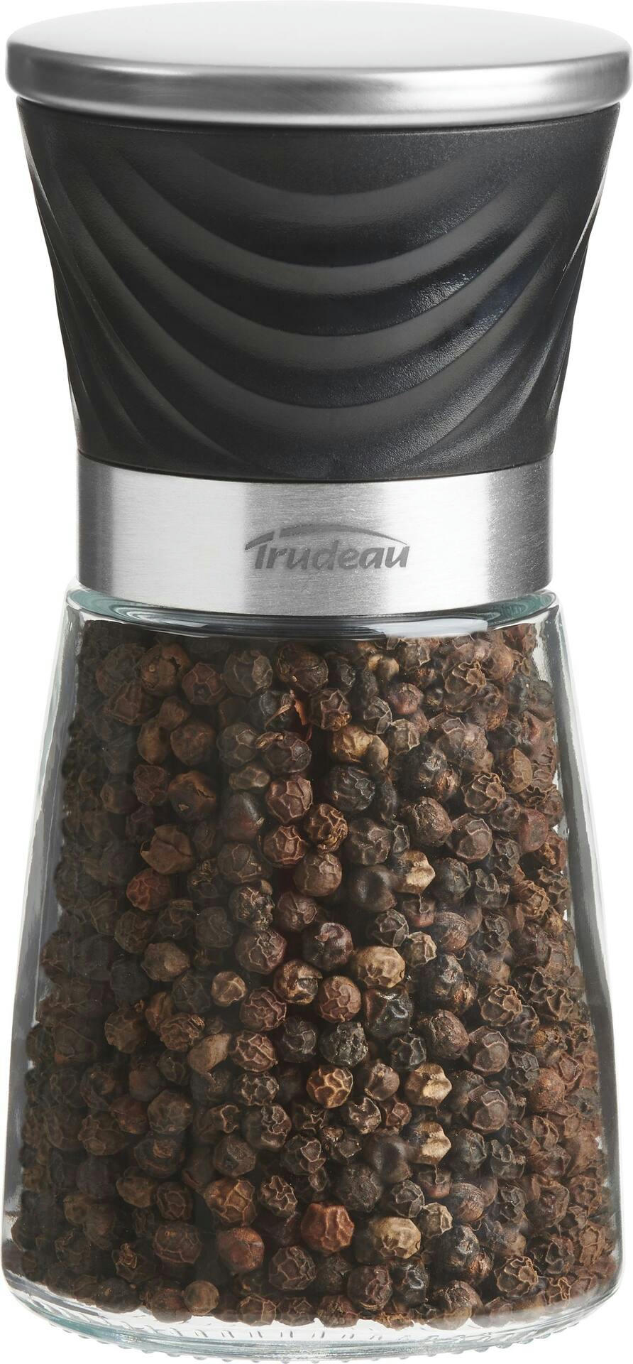 Trudeau Wave Ceramic Pepper Mill, 6-in