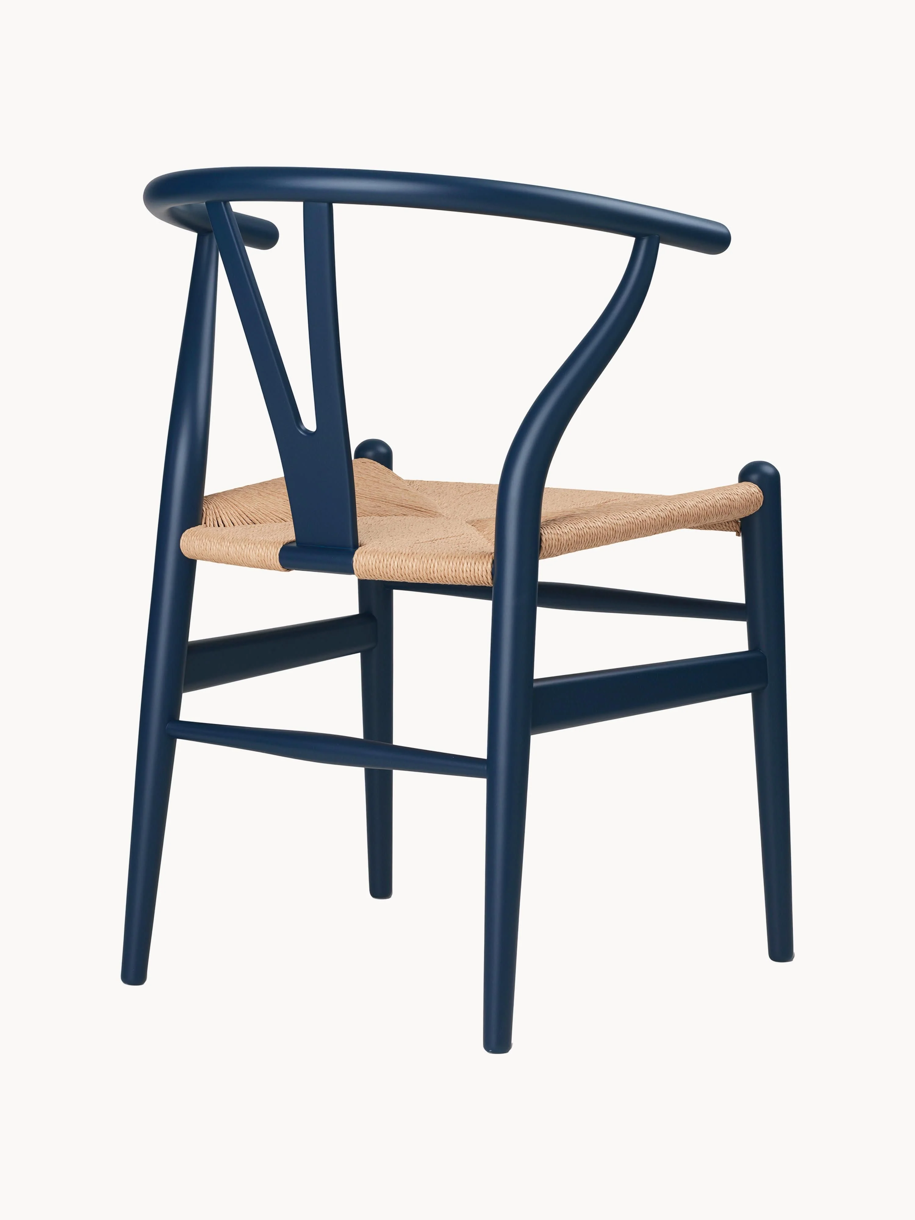 Holzstuhl CH24 Wishbone mit handgeflochtener Sitzfläche