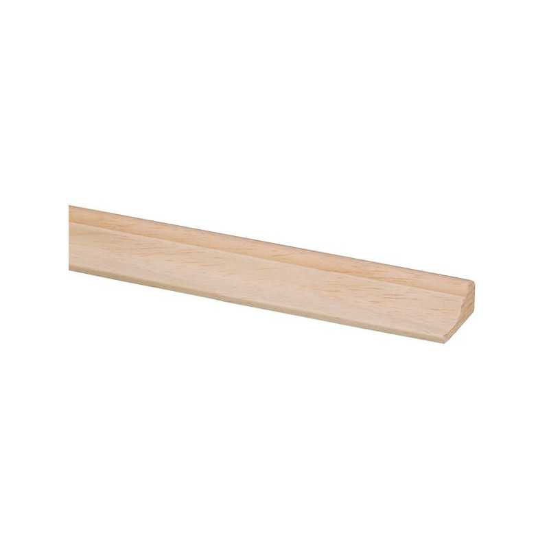Moulure décorative en marupa clair 240 x 3,2 x 1,6 cm