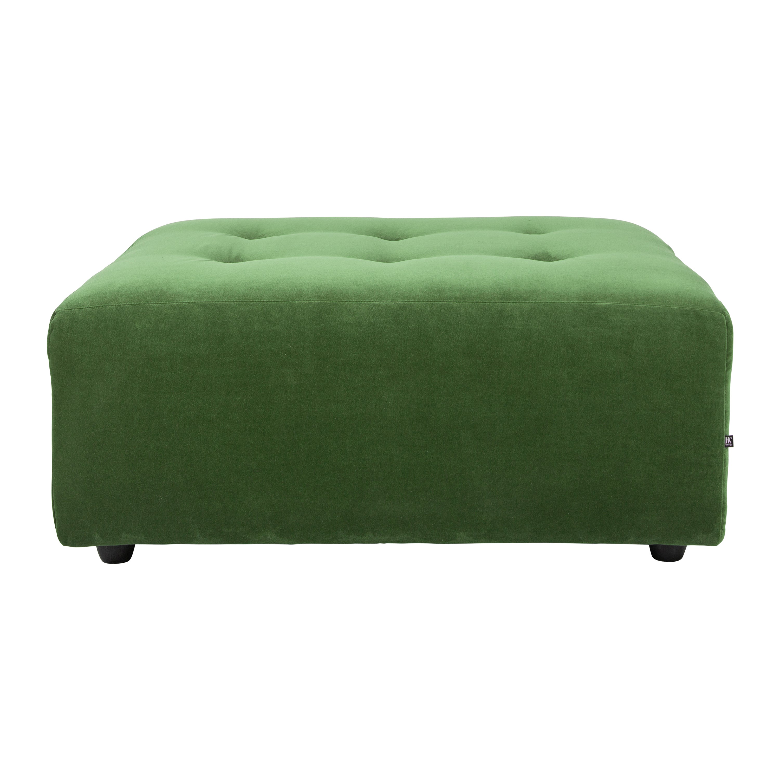HKliving Vint Bank Element - Hocker - Royal Velvet - Groen
