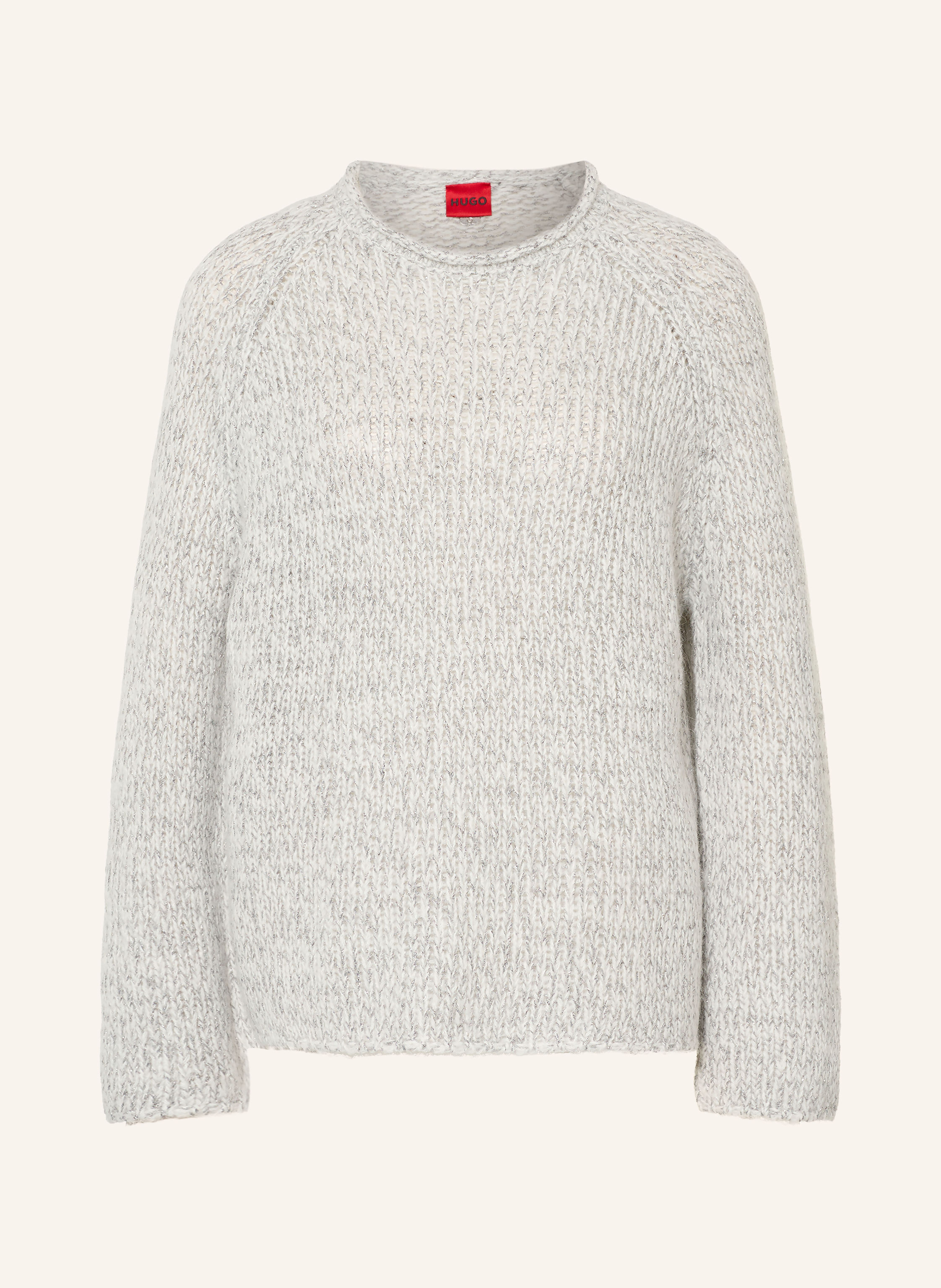 HUGO Pullover SELLEY mit Glitzergarn