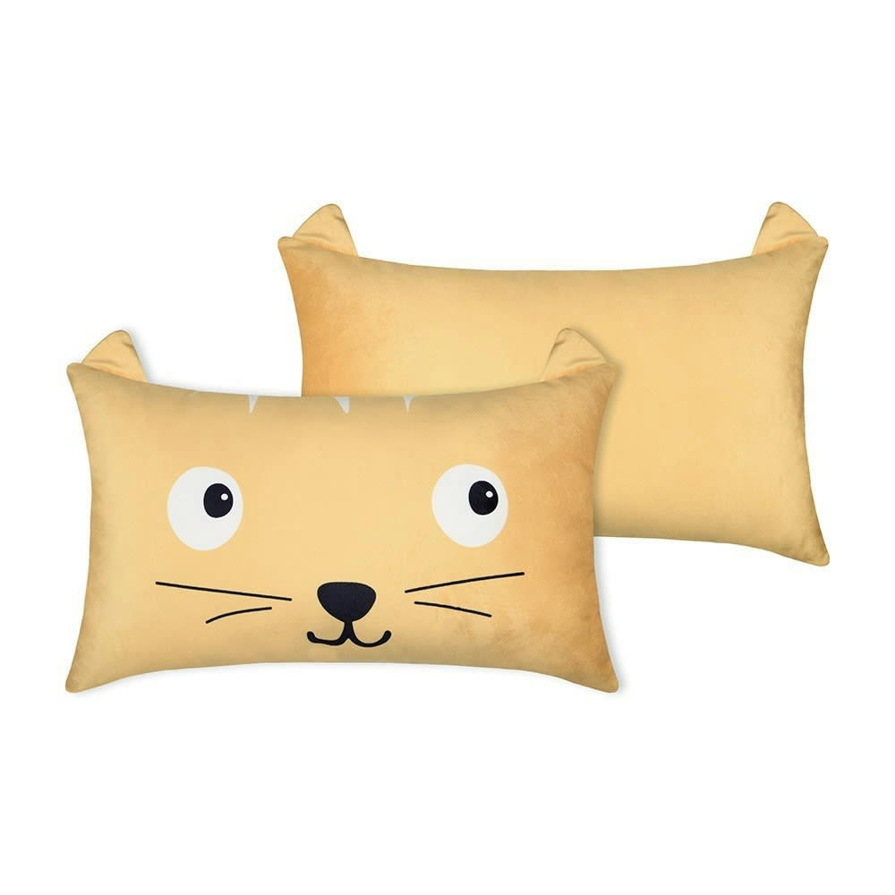 LUCAS - Coussin moutarde 30x50cm