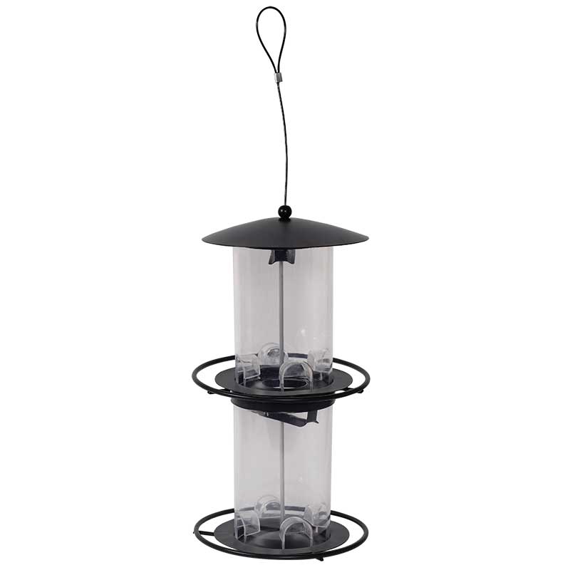Fågelmatare frö Stylish svart 35cm