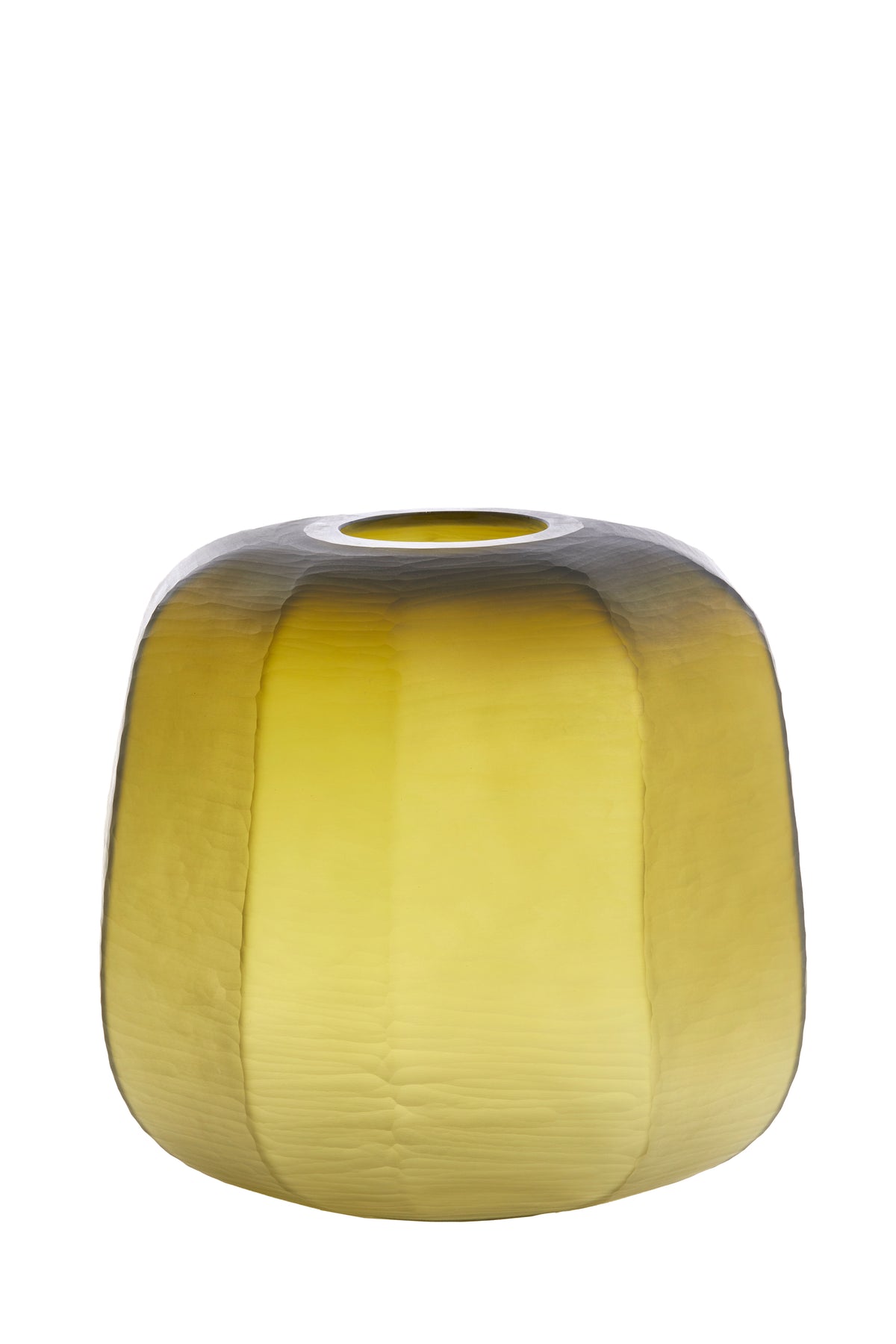 Light & Living vaas PACENGO - Ø33x32cm - geel