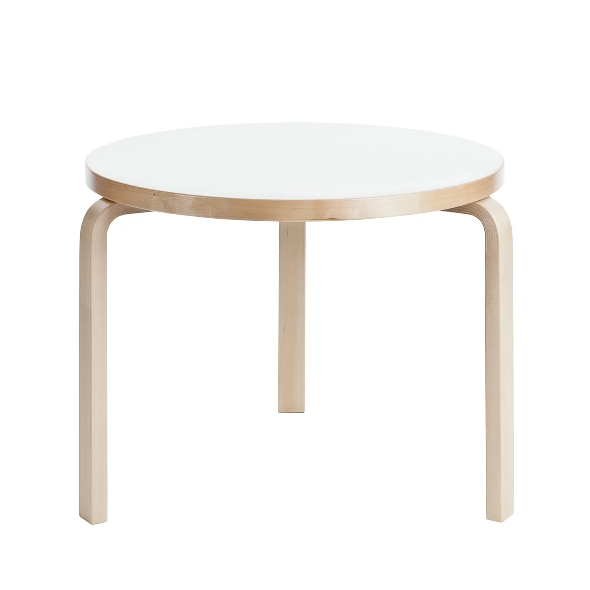 Artek - 90B Tisch H 74 cm, Birke / weiß