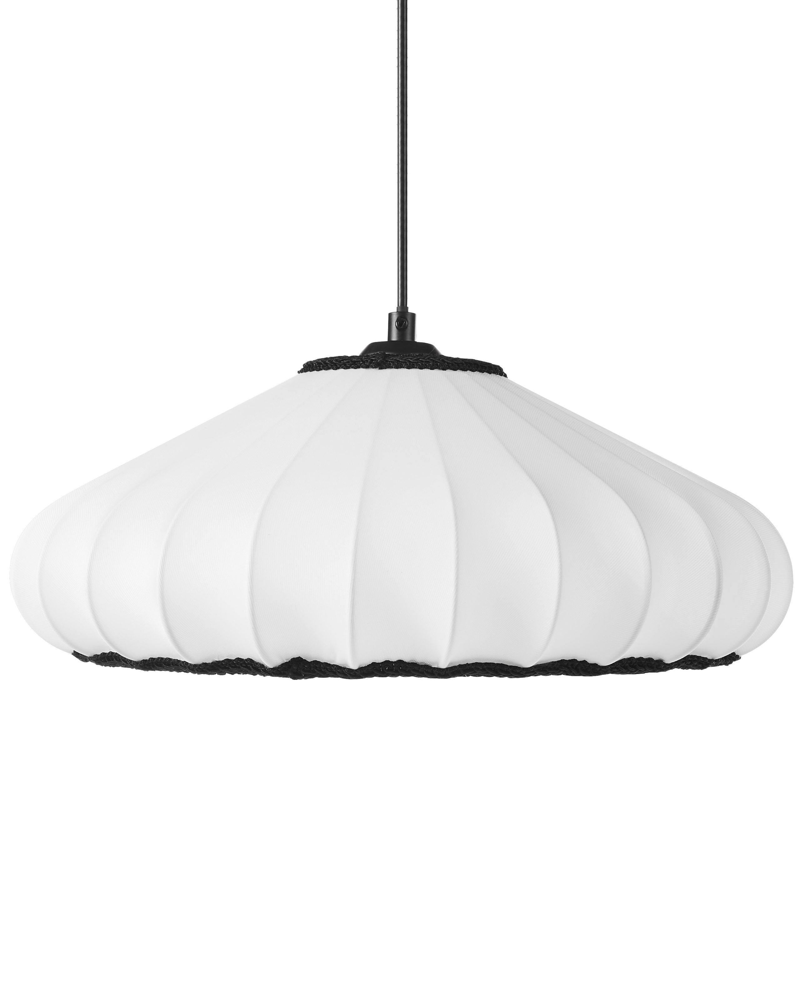 Lampa wisząca sufitowa nylonowa biała