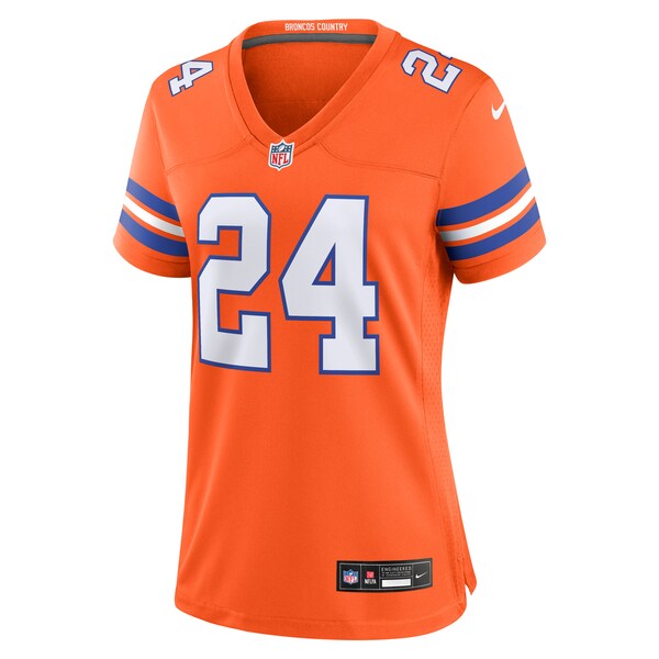 Champ Bailey Denver Broncos Nike Women's Mile High Collection 1977 Throwback Retired Player Game Jersey - Orange