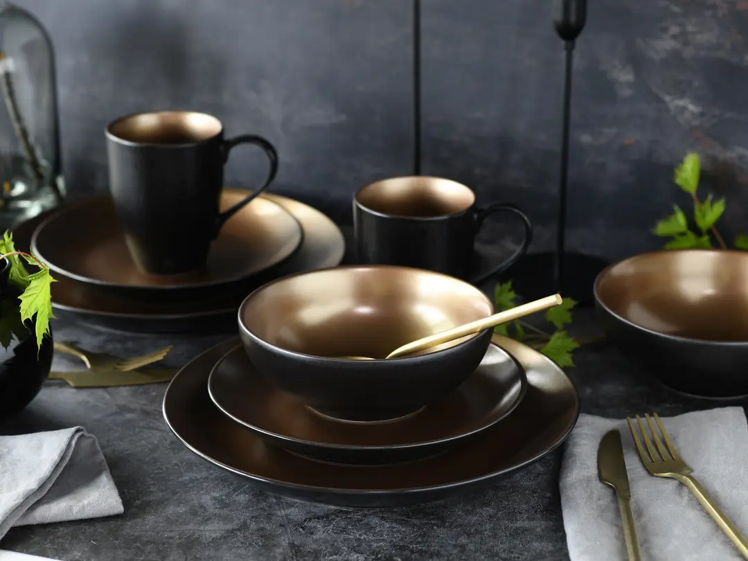Geschirrset 8-teilig Glamour
