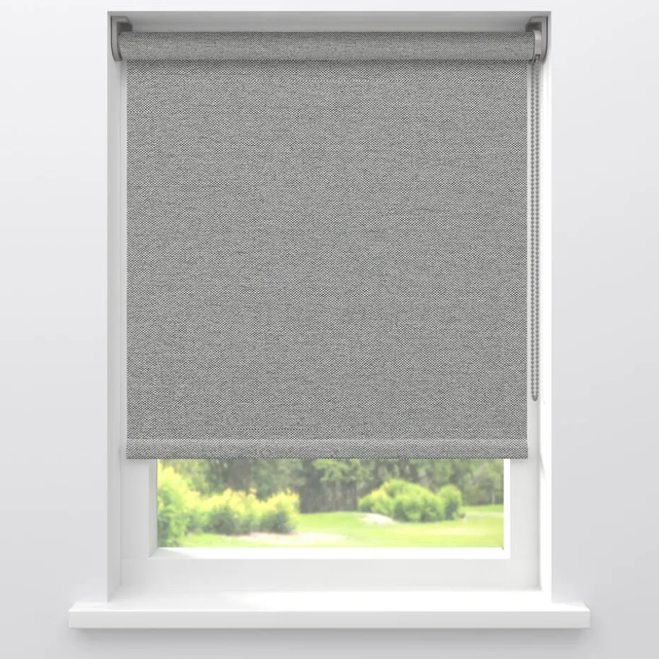 Kwantum Rolgordijnen | Rolgordijn Livia  Zwart