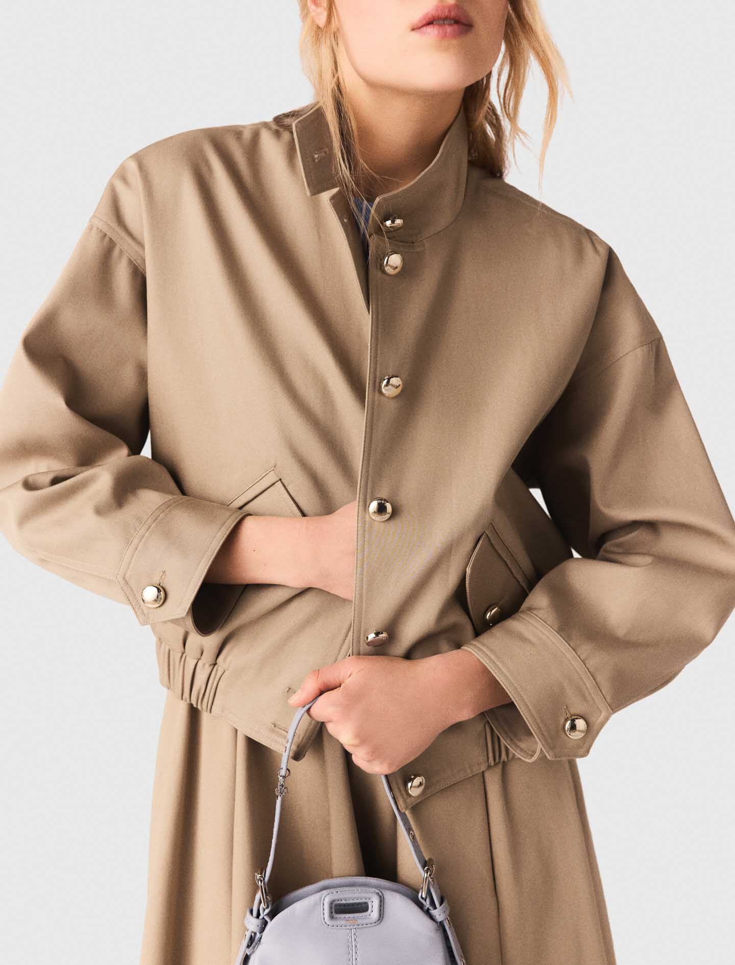 Blouson bomber en coton