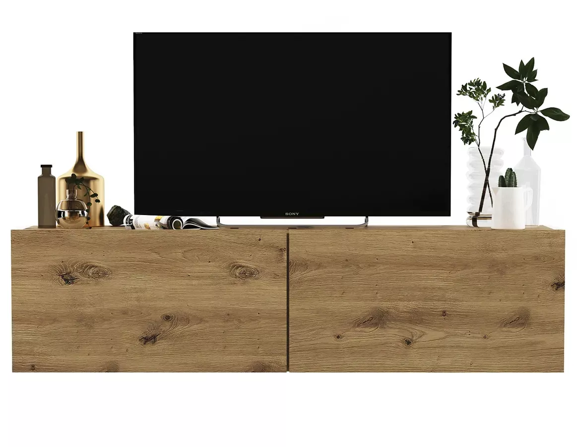 Ścienna szafka rtv dąb artisan - Jorix