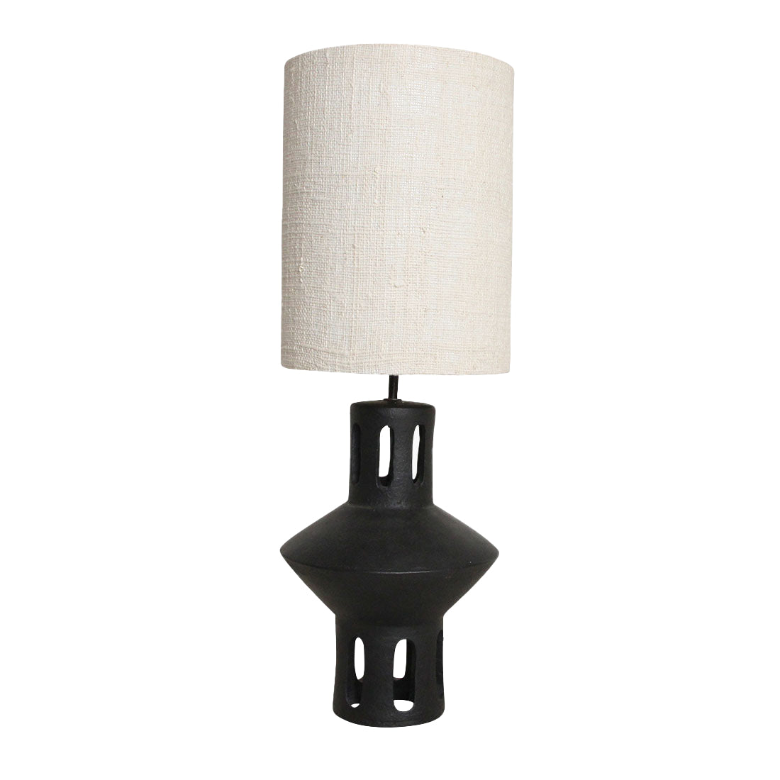 Raw Materials tafellamp Terra Lily - Zwart
