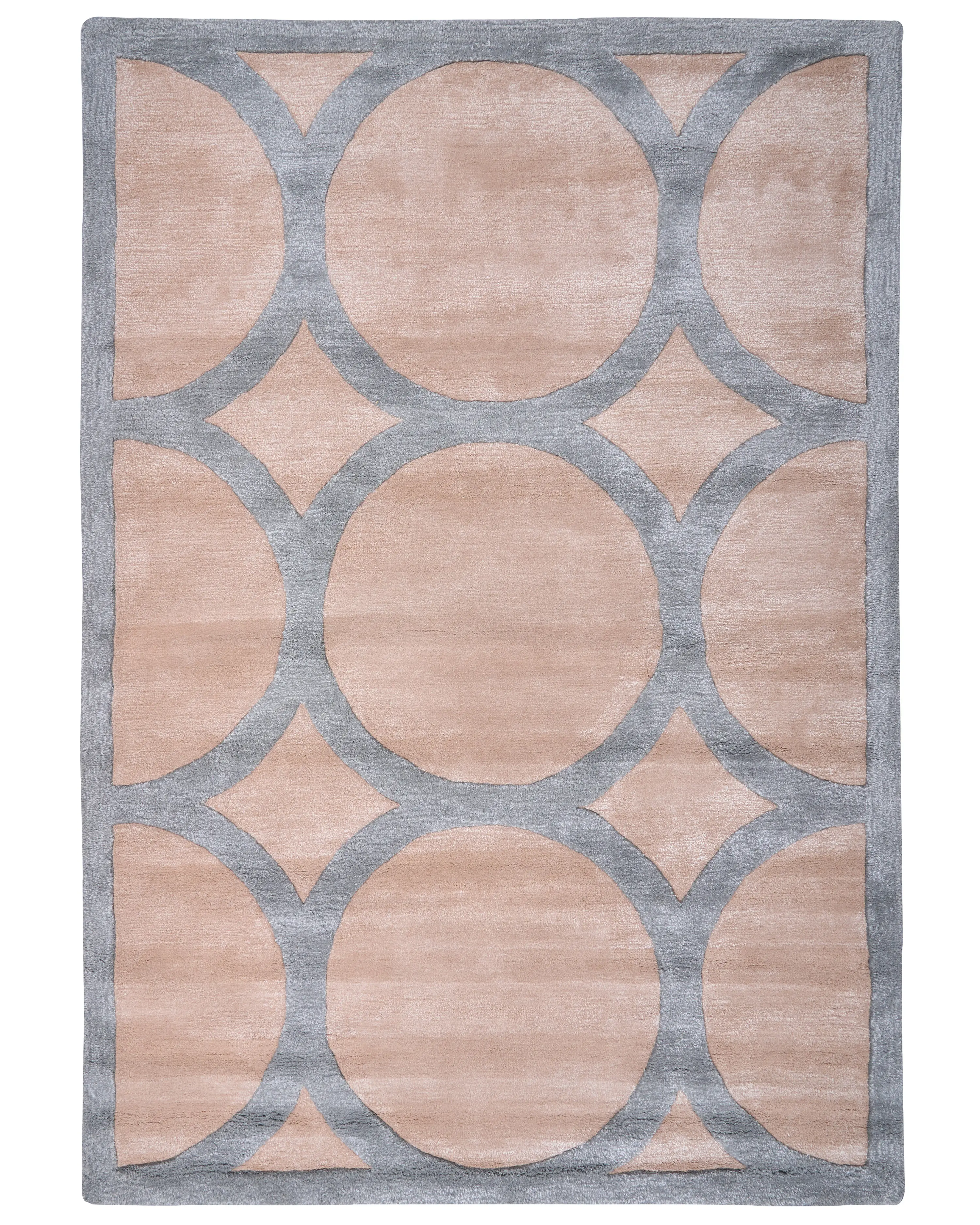 Rug MALAN Light Brown 160 x 230 cm Viscose