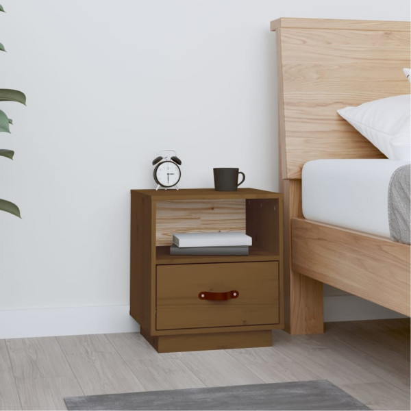 Szafka Nocna Stolik Komoda z Szufladą Do Sypialni 40x34x45 cm