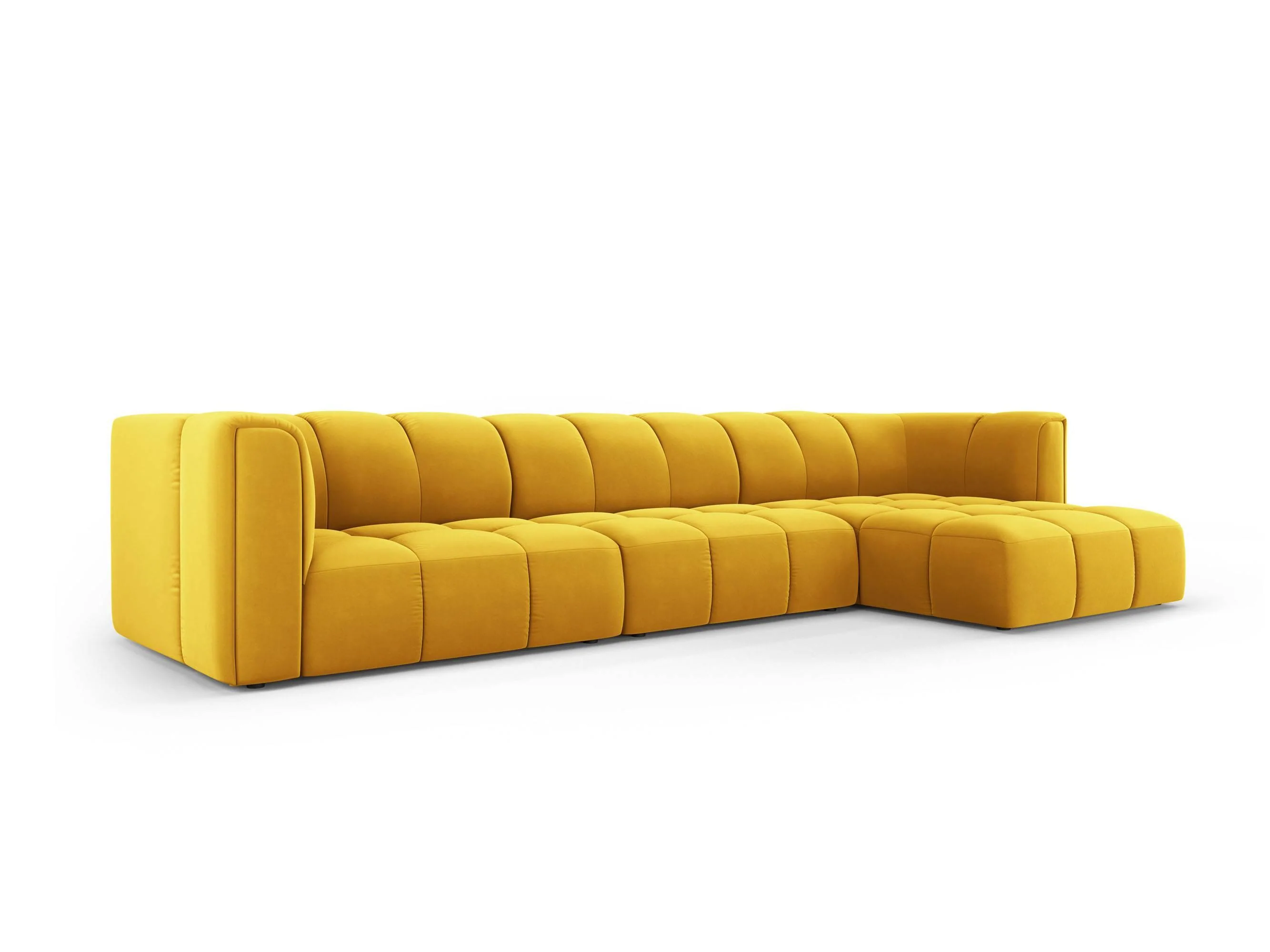 Hoekbank Francesca velvet rechts 5-zits