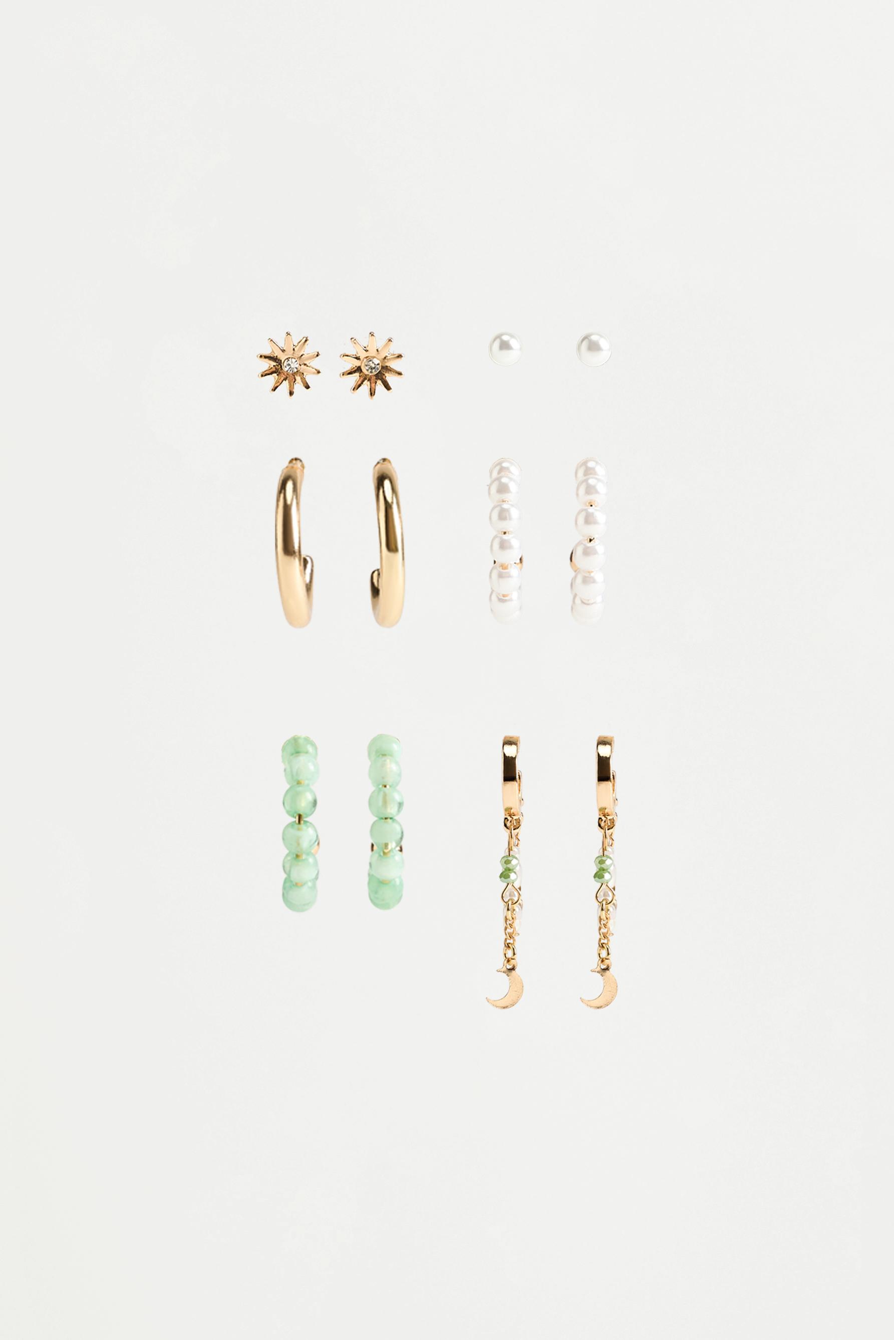 Pendientes combinados (Pack 6)