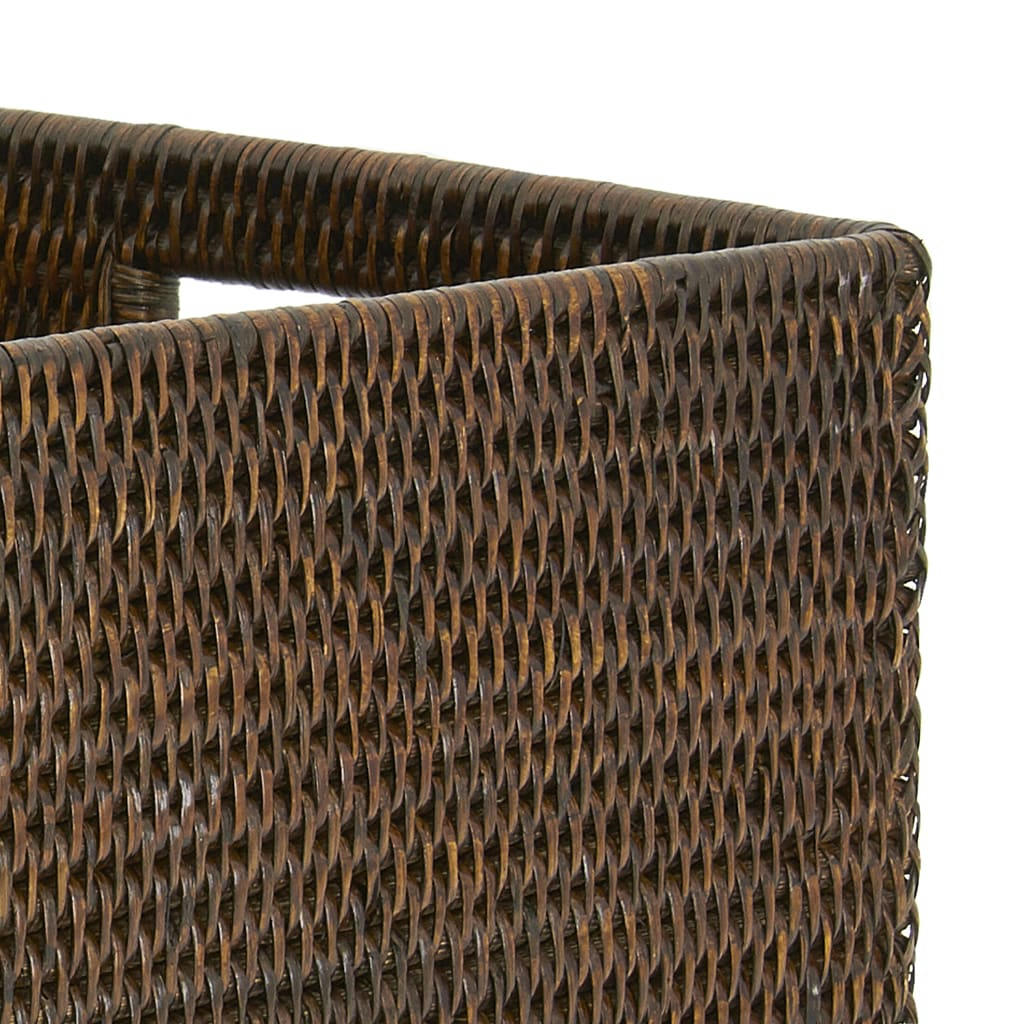 - Panier de rangement en rotin antique longueur 38cm