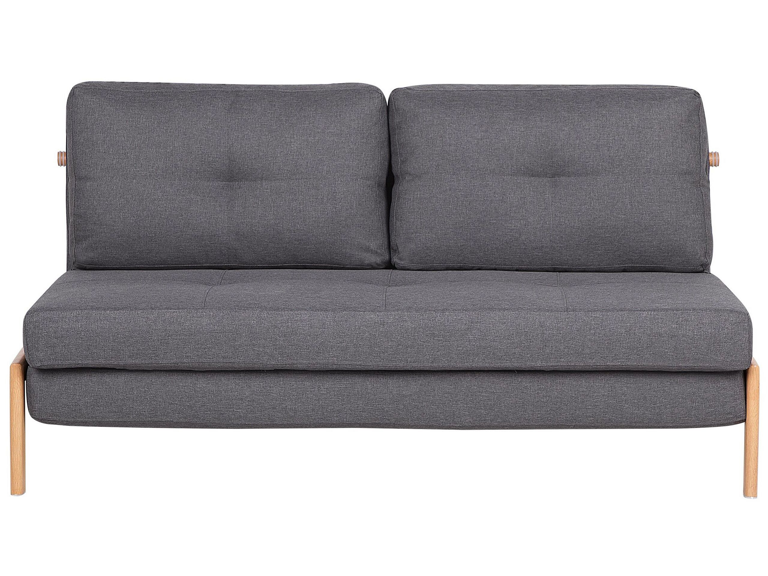 Sofa kanapa rozkładana 2-osobowa szara