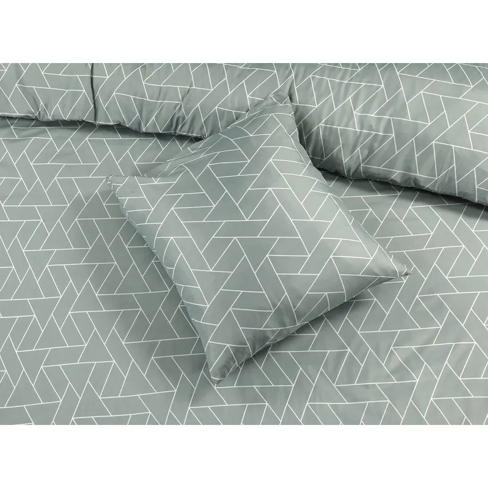 Dekbedovertrek Austin - grijsgroen - 140x200 cm