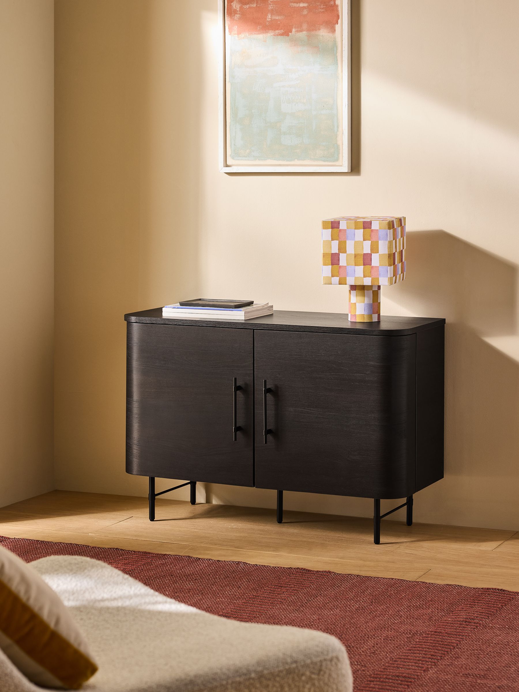 Zeke Small Sideboard in Dark Oak Effect