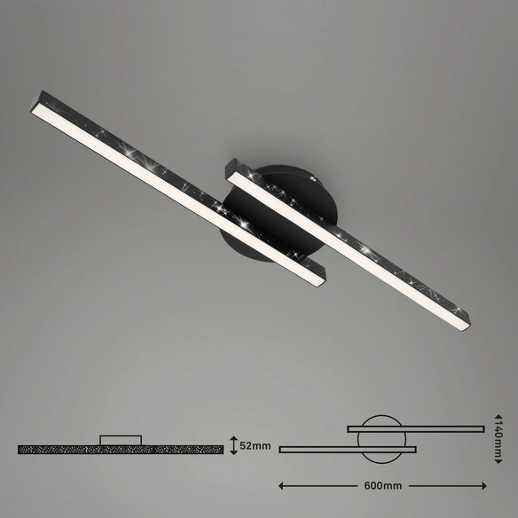 LED-Wand- und Deckenleuchte »REY«, Breite: 14 cm, 10,5 W, 230 V