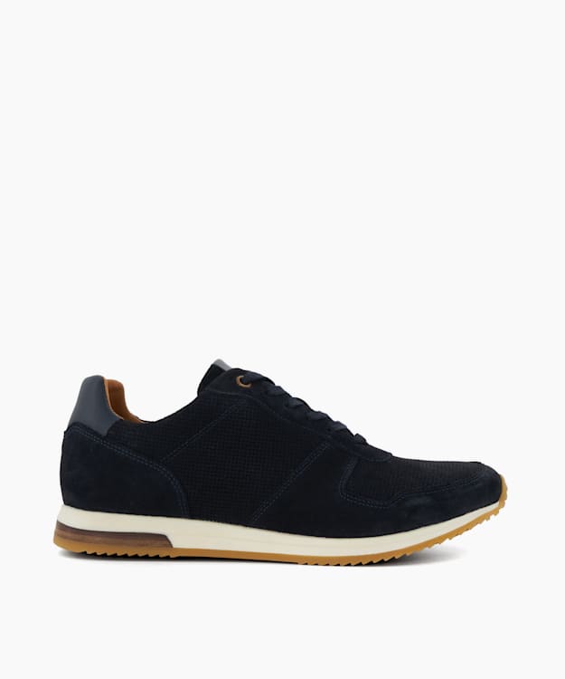 Trilogy Navy - Lace-Up Runner Trainers