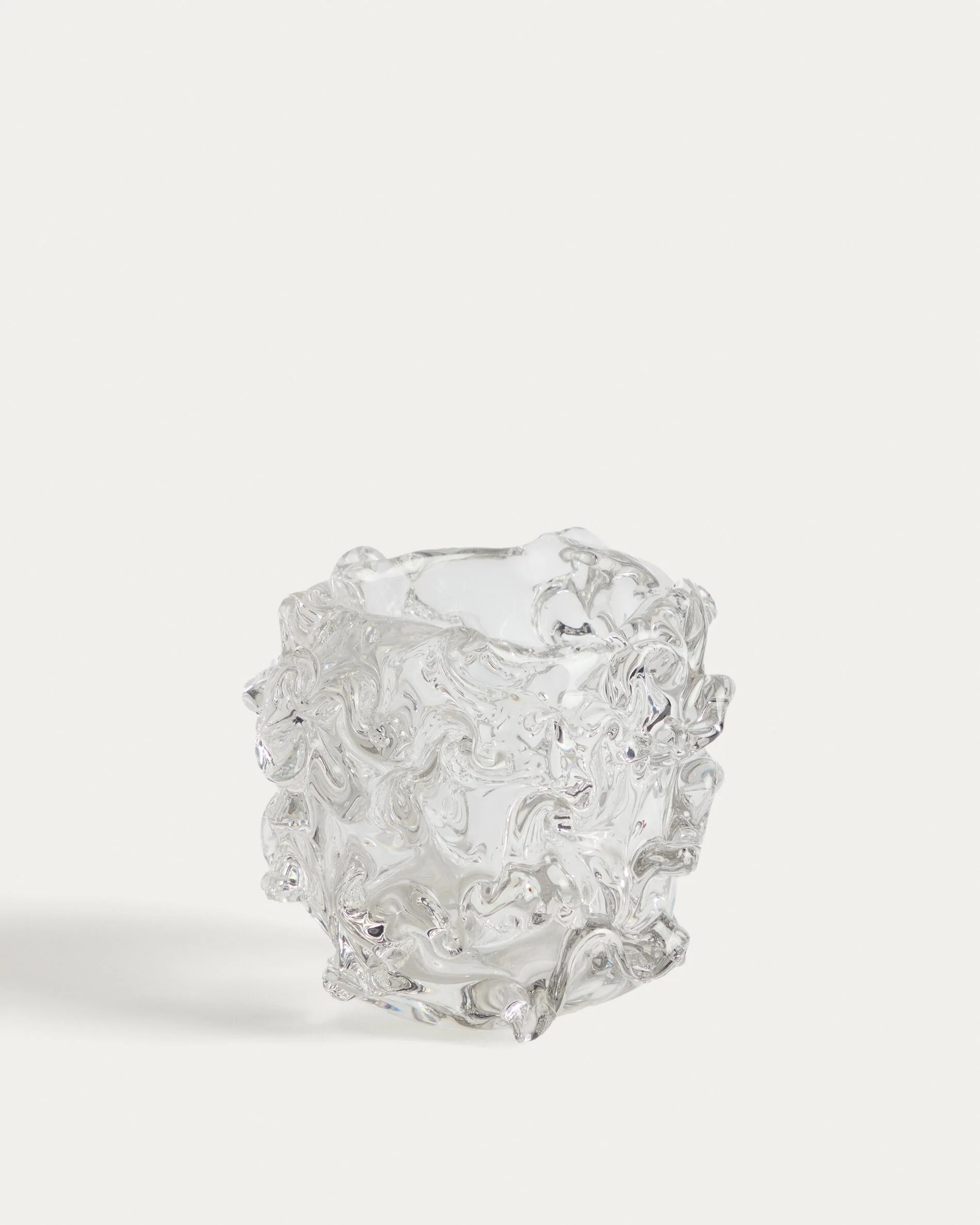 Vorma clear glass centrepiece Ø17.5cm