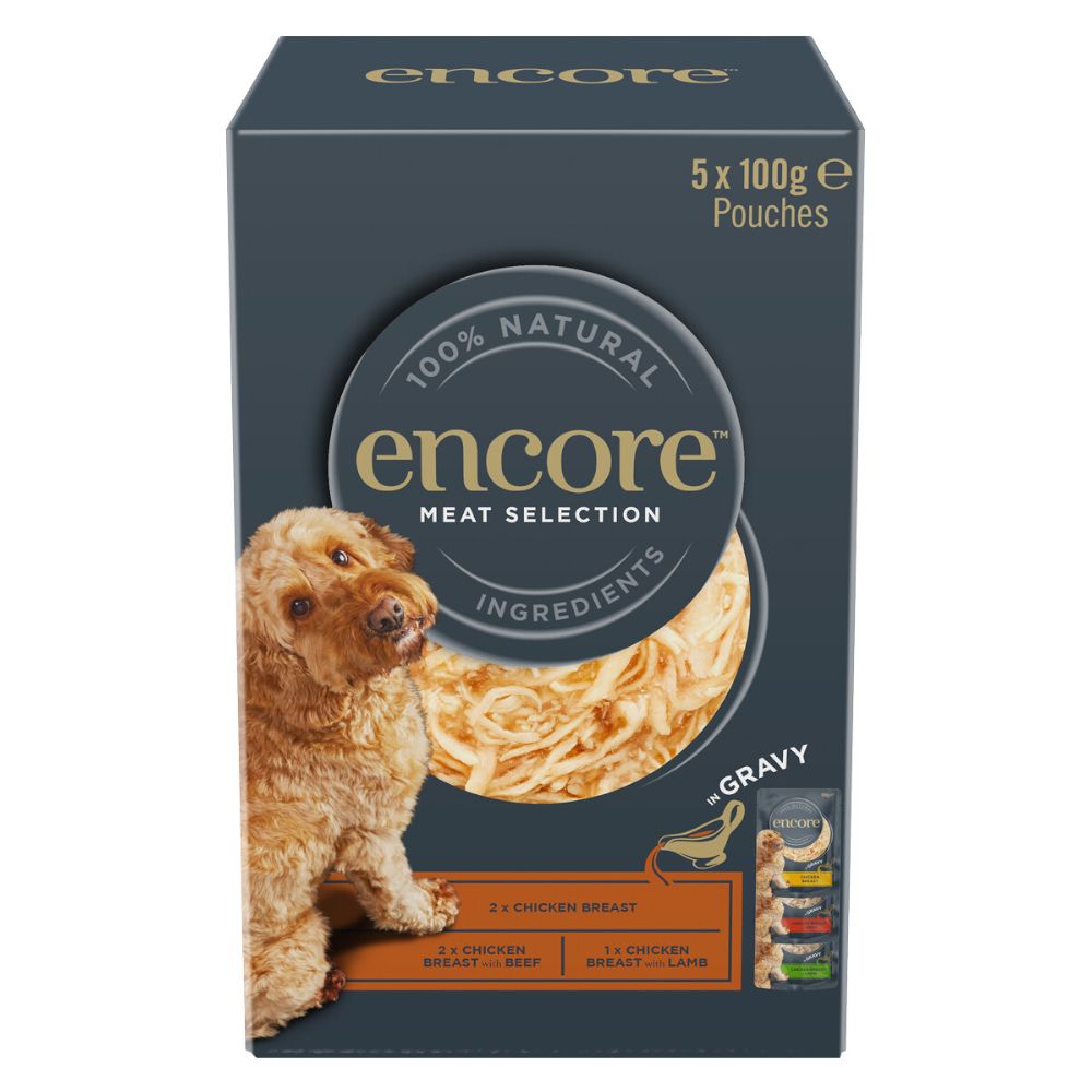 Encore Dog Gravy Pouch Mix 5 x 100g