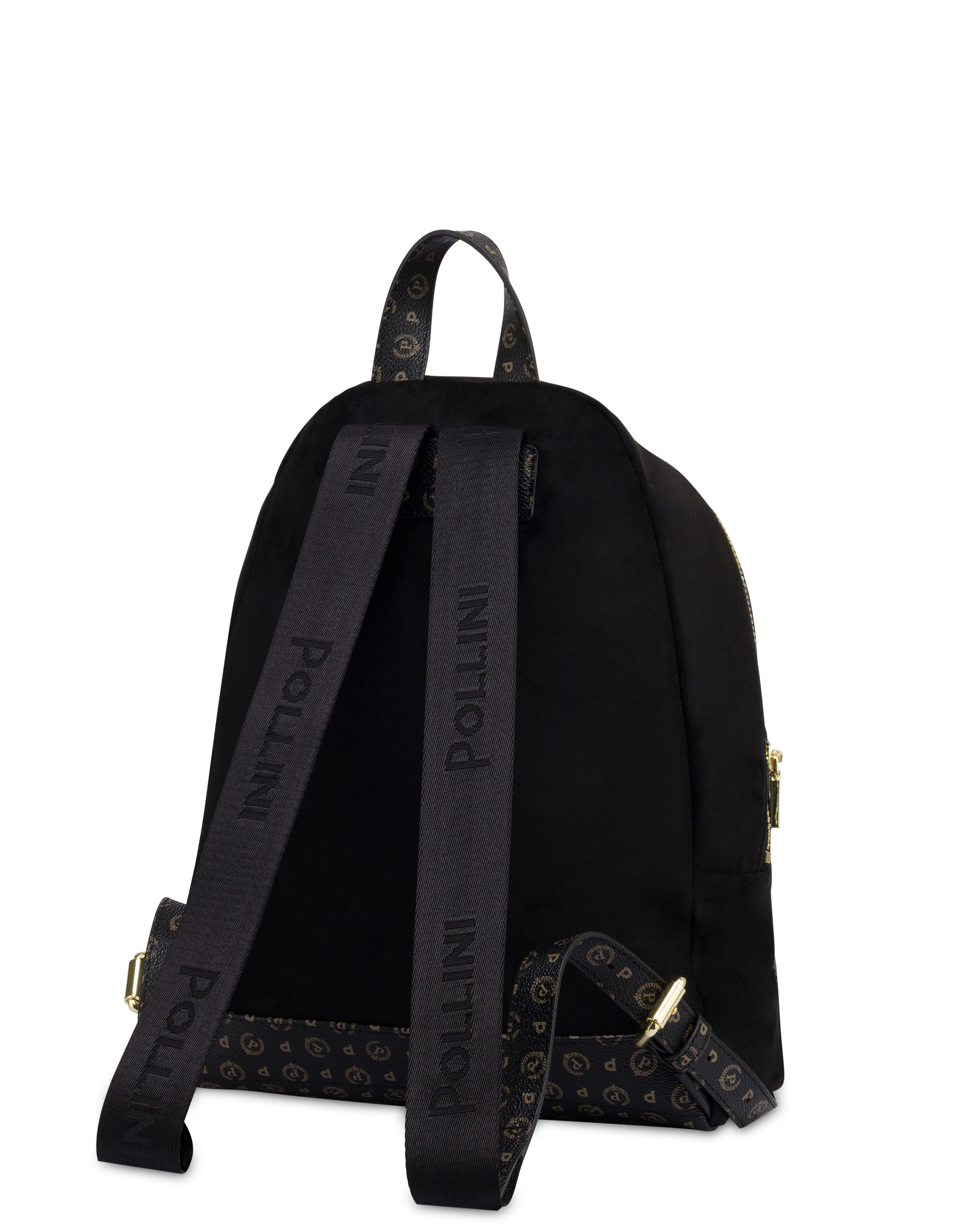Zaino Interplay In Fabric Suede Ed Heritage Pvc Nero/nero