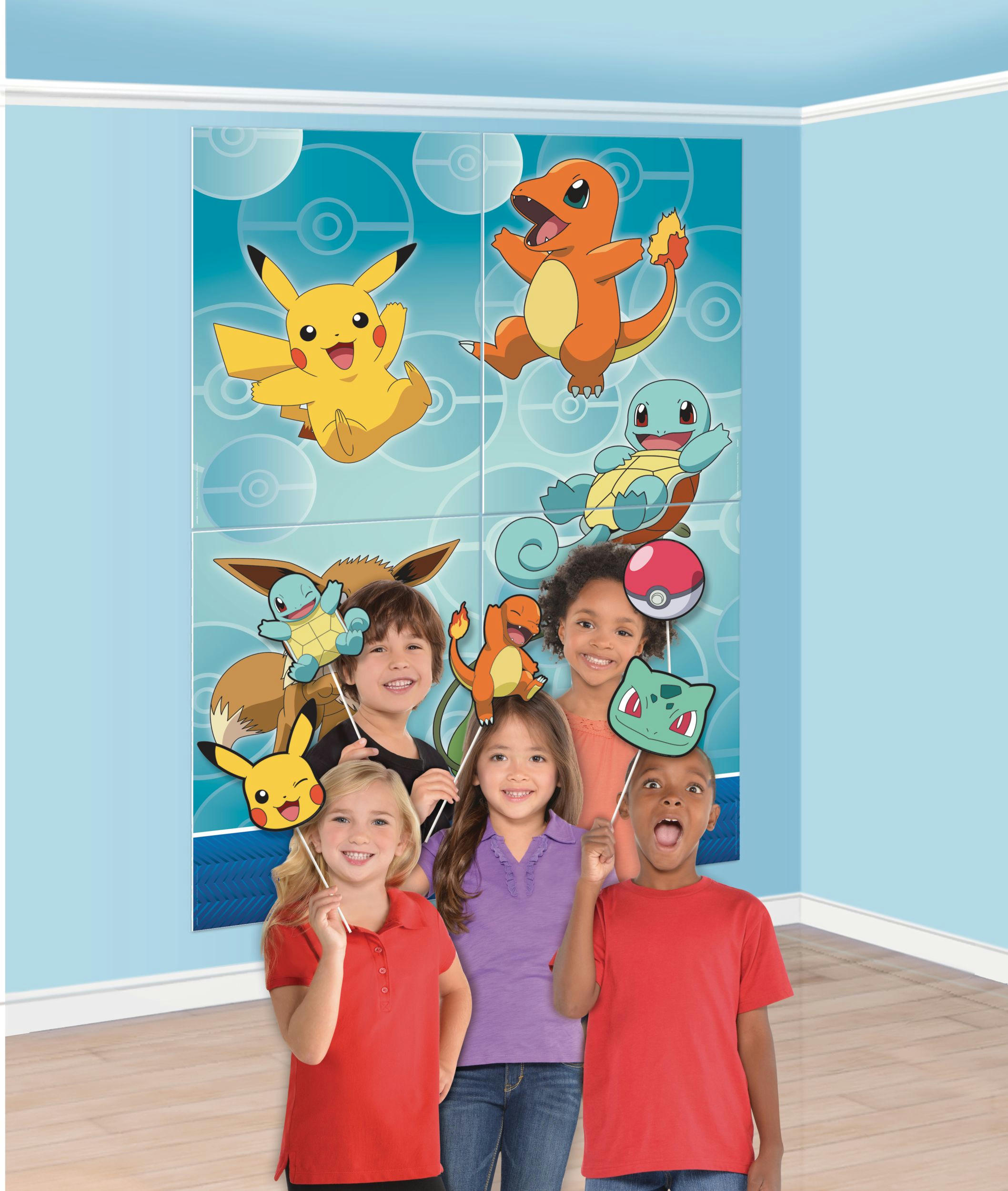 Classic Pokémon Party Scene Setter with Props, 16-pc