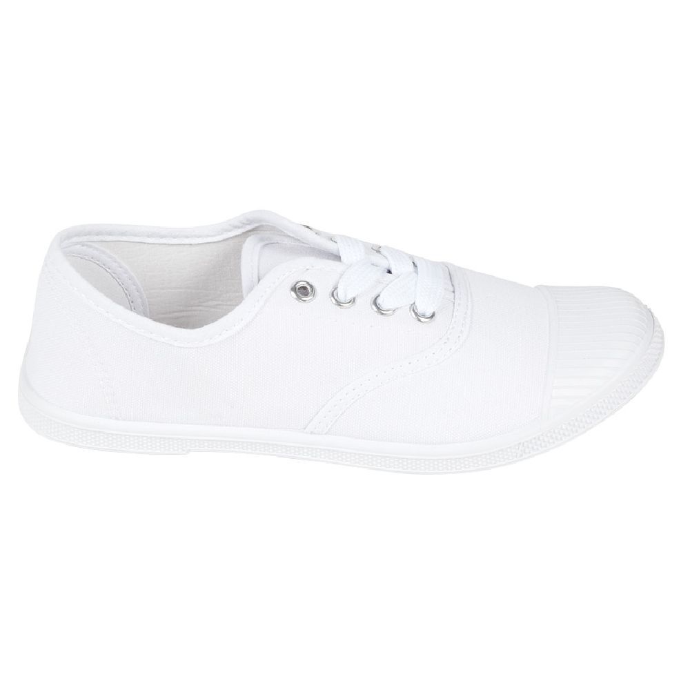 Chaussures en toile de coton blanc t 36