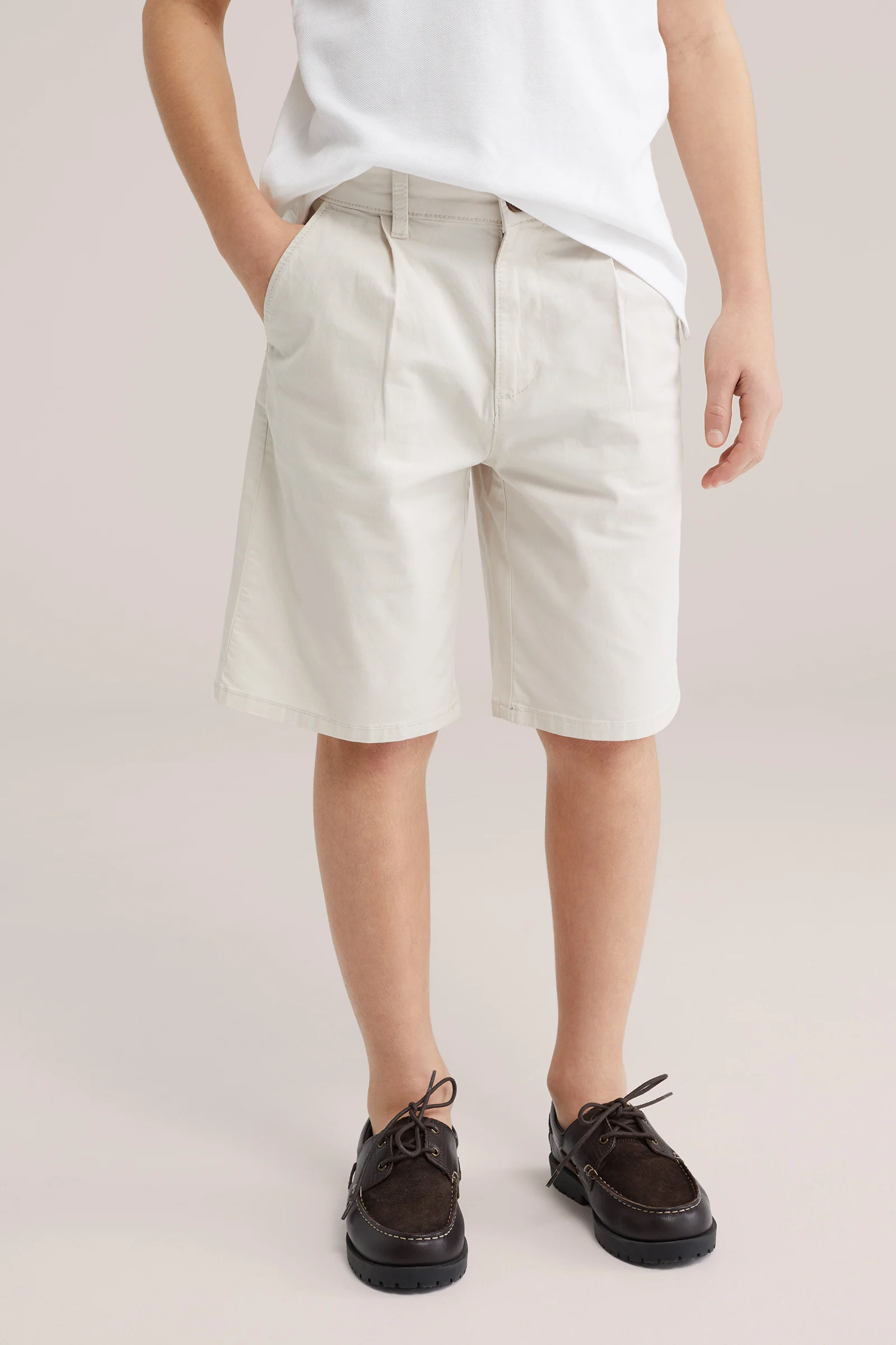 Jongens loose fit chino short