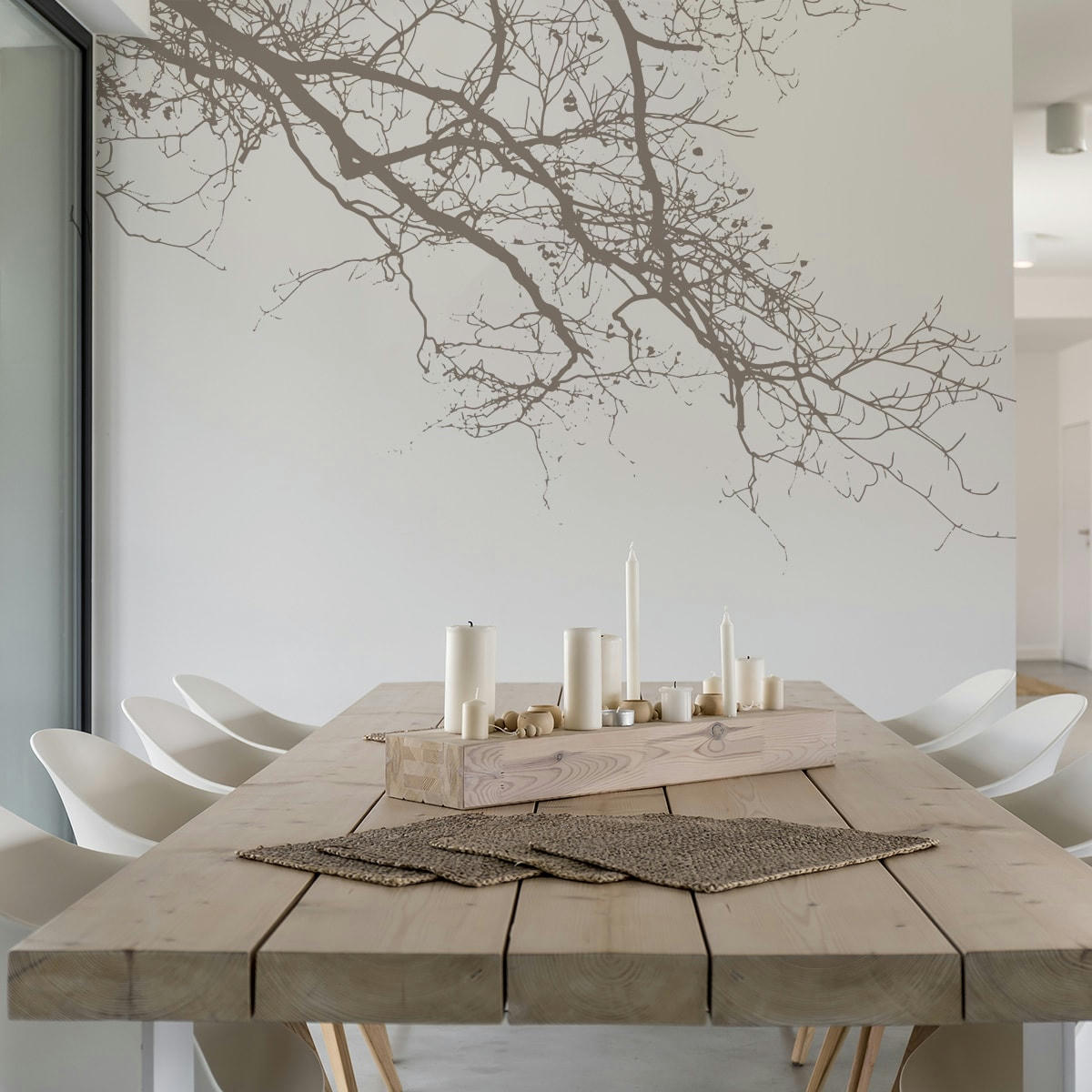 - Papier peint panoramique abstract branch 375 x 250 cm