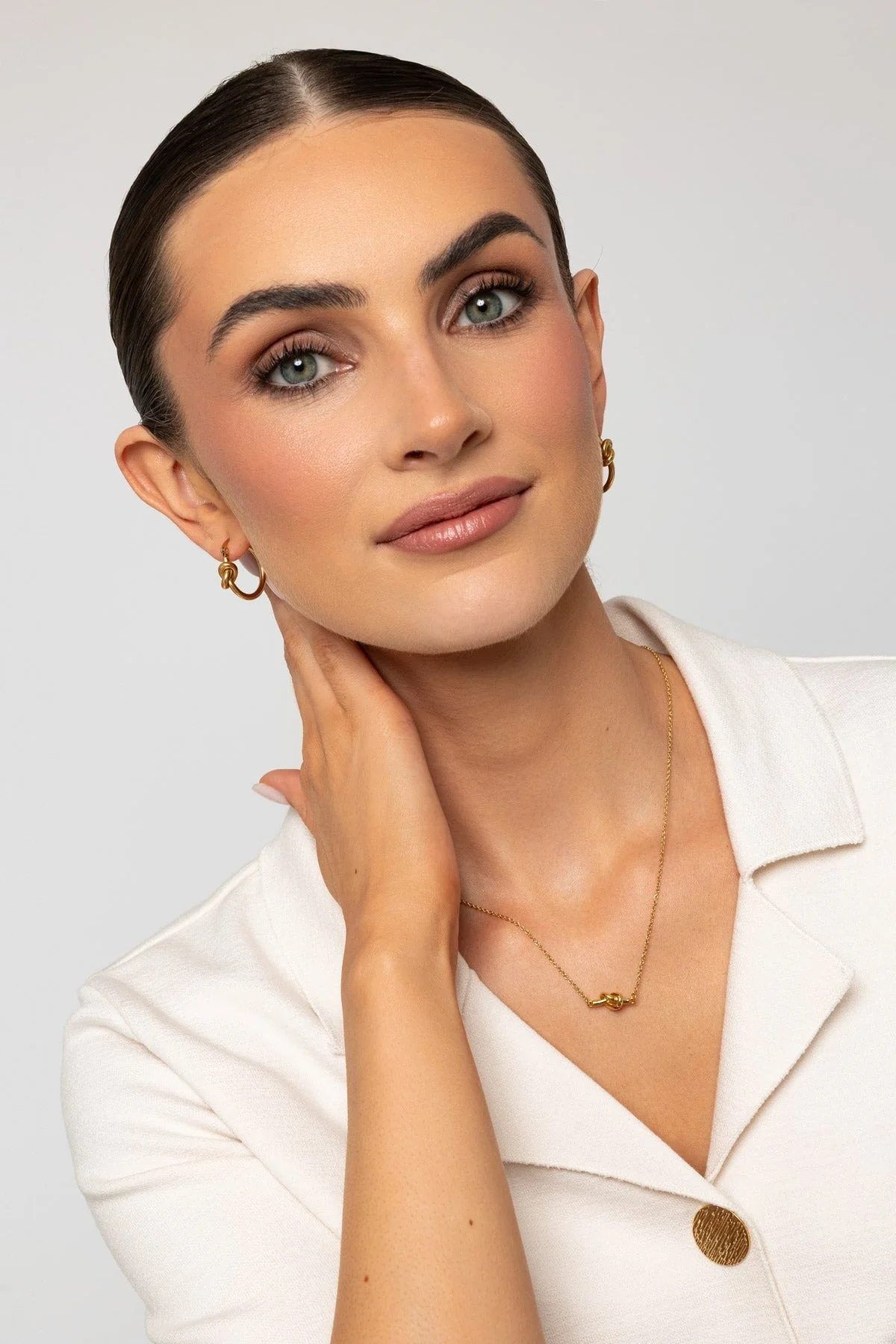 Gold Plated Knot Necklace