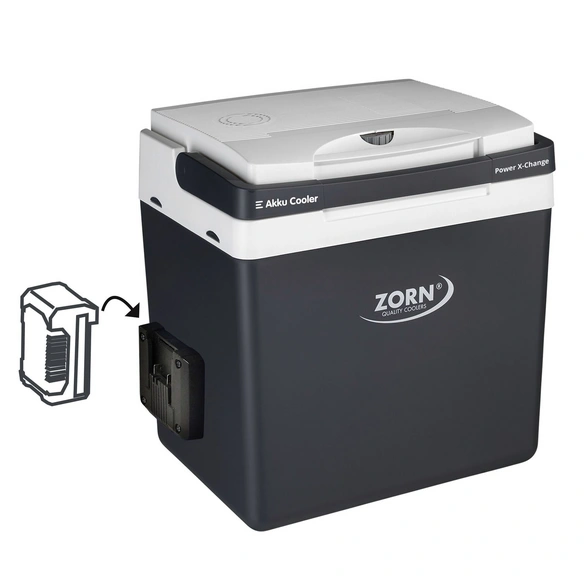 Kühlbox »Z 26«, 26 l, 24 V, grau/weiß