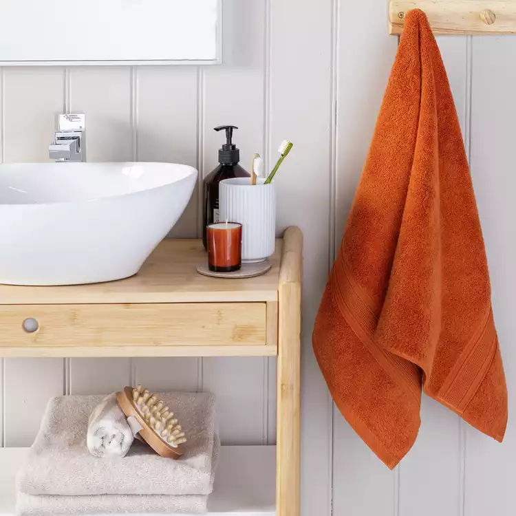 Habitat Supersoft Hand Towel - Copper