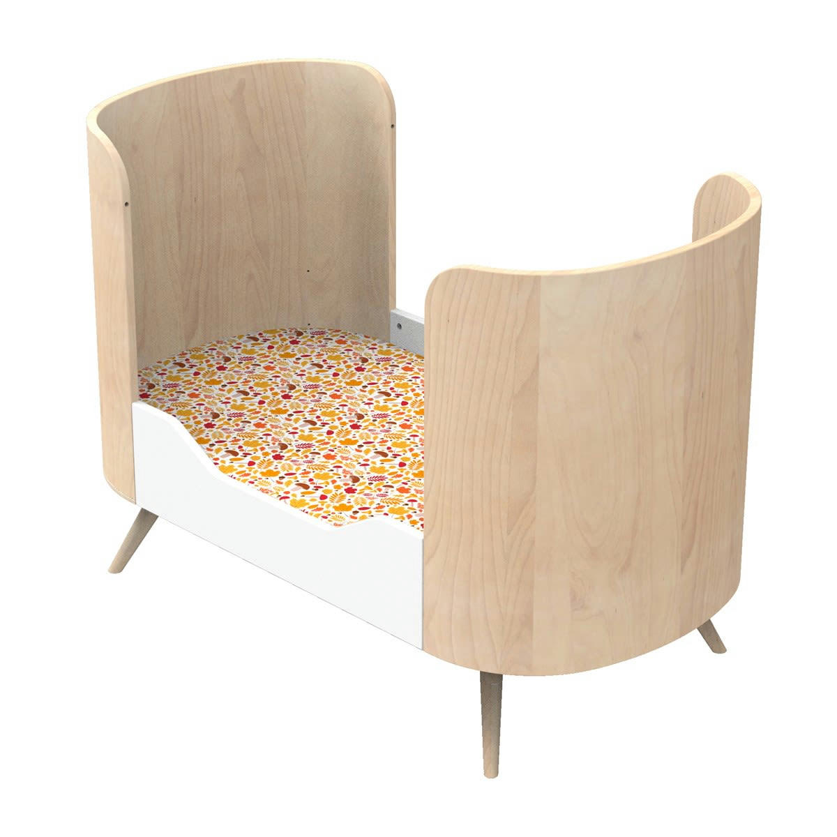 GALOPIN - Lit évolutif pieds bois