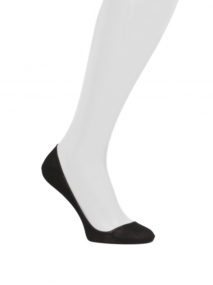 Ladies’ black no-show socks